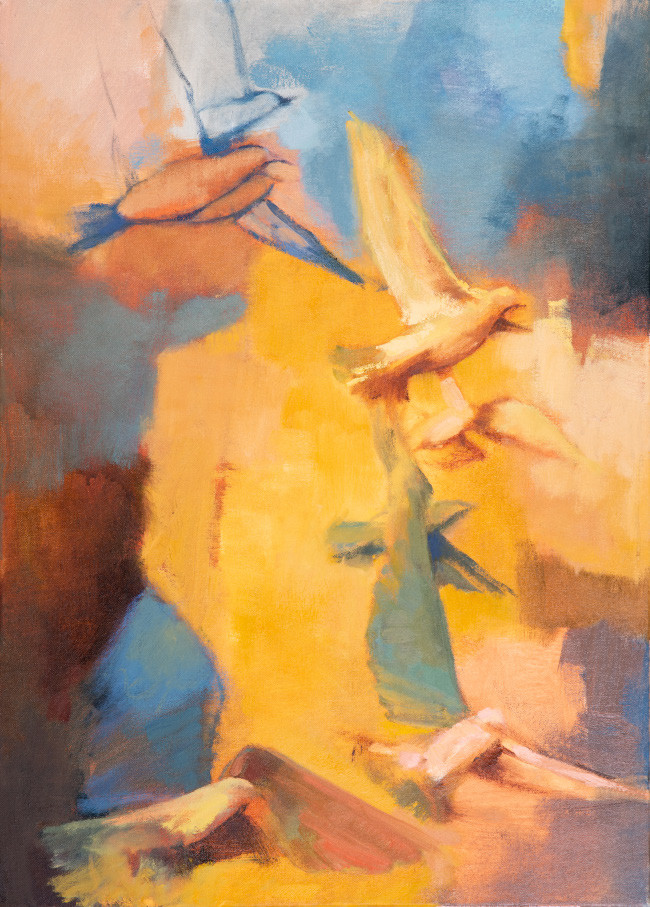 Huile sur toile — Bernadette Beauwin
