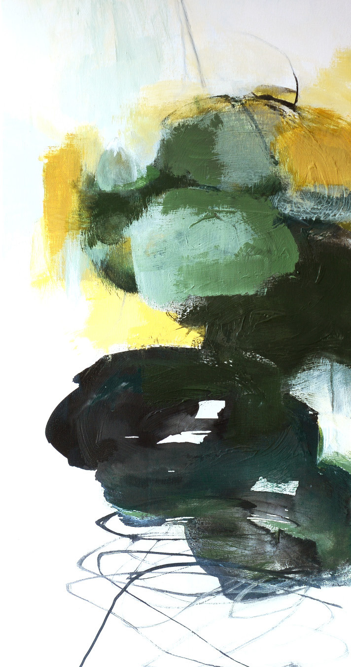 Encre et acrylique sur toile — Bernadette Beauwin